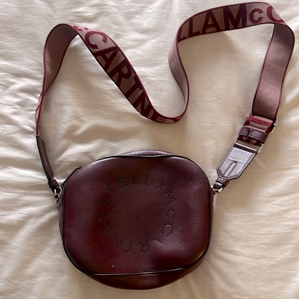Stella McCartney burgundy red crossbody bag - Picture 2 of 7